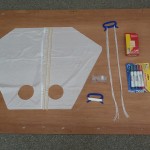 bouwpakket mini sled-kite
